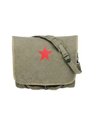 Rothco Paratrooper Bag with Red Star 10L - Shoulder Bags
