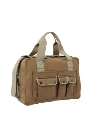 Rothco Canvas Carry-All Shoulder Bag Mocha / khaki - Shoulder Bags