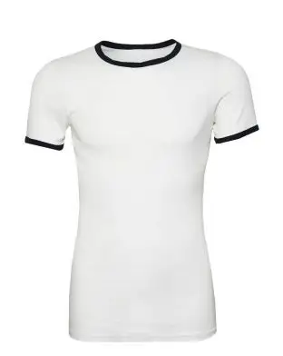 Fostex Sailor T-Shirt White / Blue ribbing - T-shirts