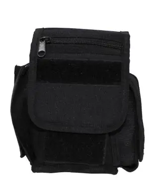 MFH Belt bag w. 3 pockets Black - Waist Bags