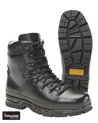 Brandit Army Mountain Military Boots Black - Boots