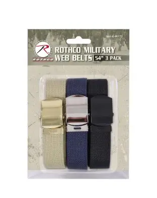 Rothco Military Belts 3 pcs 135cm - Belts
