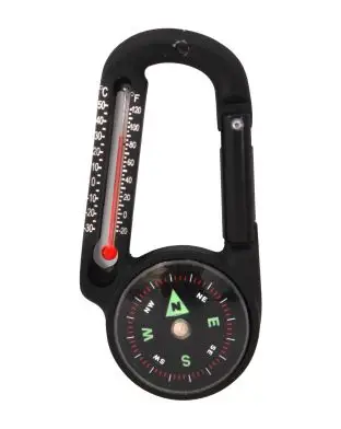 Rothco Carabiner with thermometer - Outdoor Multi-Tools