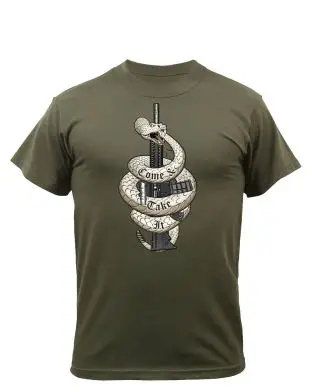 Rothco T-Shirt - 'Come &amp; Take It ' Olive - T-shirts