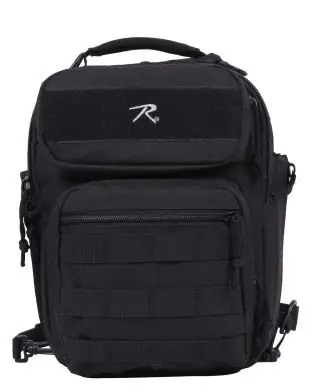 Rothco Compact Sling Shoulder Bag Black - Backpacks