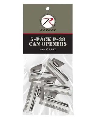 Rothco Can Opener P38 G.I. Type - 5-pack steel - Cooking & Drinking