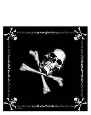 Rothco Jolly Roger Bandana 56x56cm Black - Hats