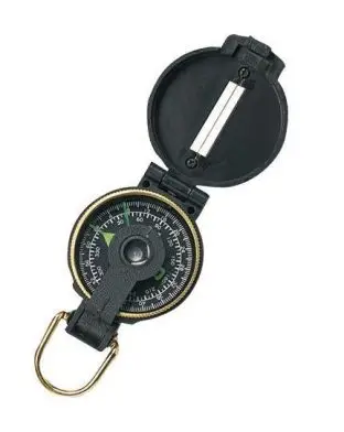 Rothco Lensatic Plastic Compass Black - Equipment