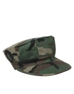Rothco Marine Corps Cotton Ripstop Cap without Emblem Woodland - Caps