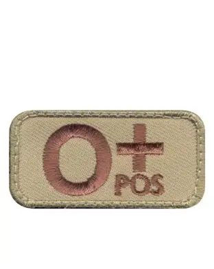 Rothco Morale Patch - Blood Type 0 Positive - Patches
