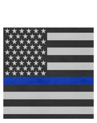 Rothco Bandana - Thin Blue Line - Hats