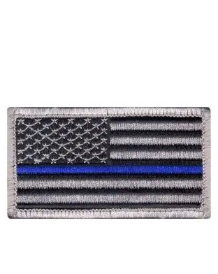 Rothco Patch w. Velcro - Thin Blue Line - Patches