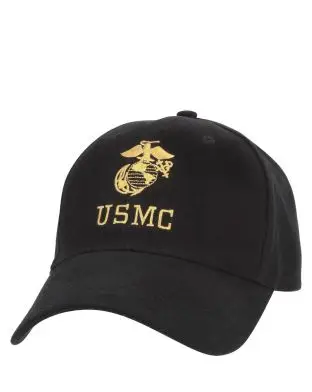 Rothco Cap U.S.M.C. - US Marine Corps Black - Caps