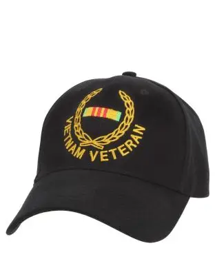 Rothco Vietnam Veteran Cap Black - Caps