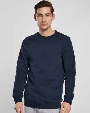Urban Classics Organic Basis Crewneck with Round Neck - Men