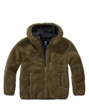 Brandit Kids Teddy fleece jacket with hood - Brandit