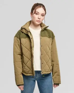 Urban Classics Oversized Diamond Quilt Puffer Jacket - Winter Jackets