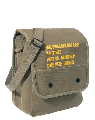 Rothco Canvas Card Case with Military Stencil - Bags