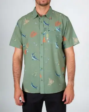 Salty Crew Ernesto S/S Perforated Tech - Shirts