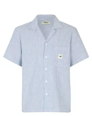 Caterpillar Short Sleeves Stripes Shirt - Caterpillar