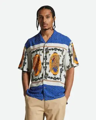 Brixton Bunker Fiesta S/S WVN - Shirts