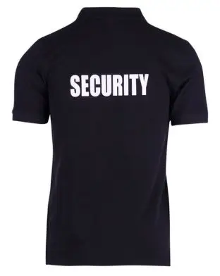 Fostex Polo Shirt Security with Stretch Black - T-shirts